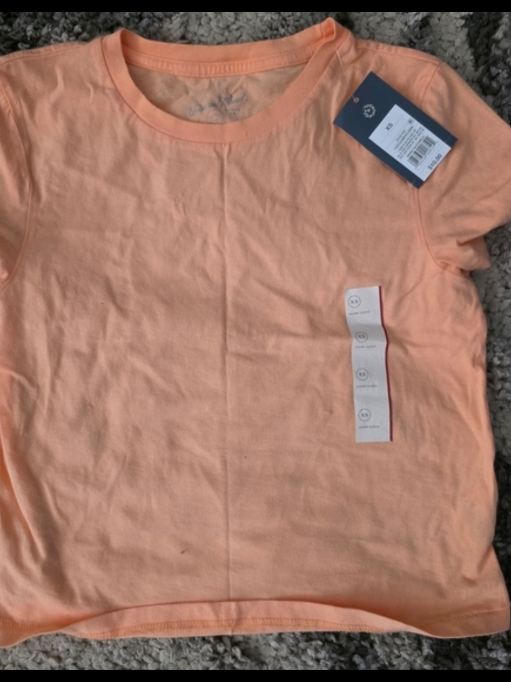 Source Unknown Peach Short-Sleeve Crewneck Tee
